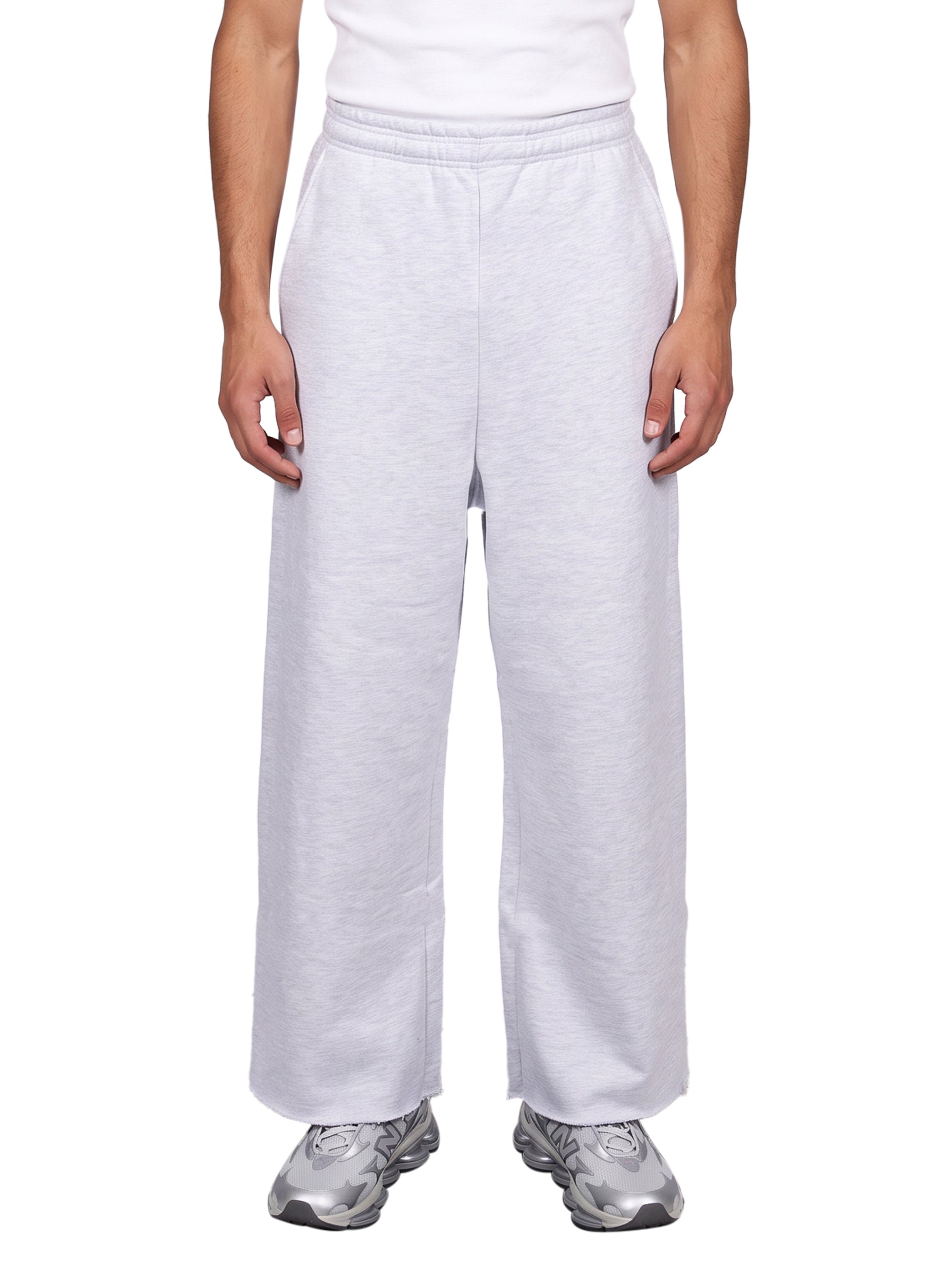 Pantaloni tuta in grigio ghiaccio 