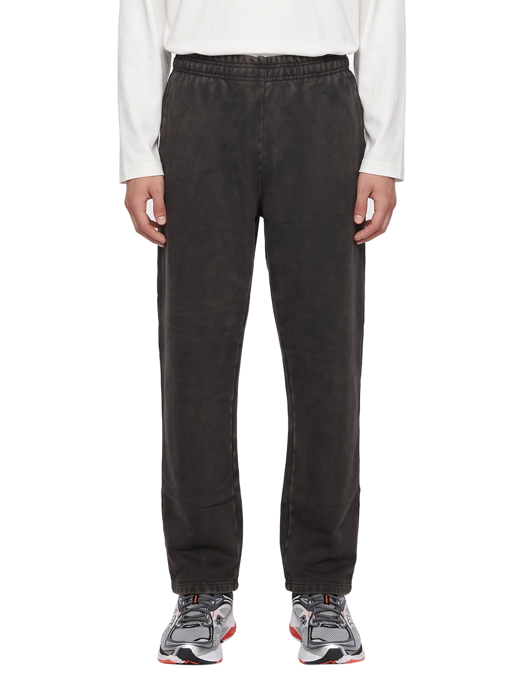 Pantaloni tuta con coulisse in nero 