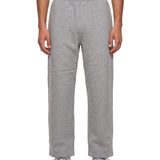 Pantaloni tuta a gamba dritta in grigio 
