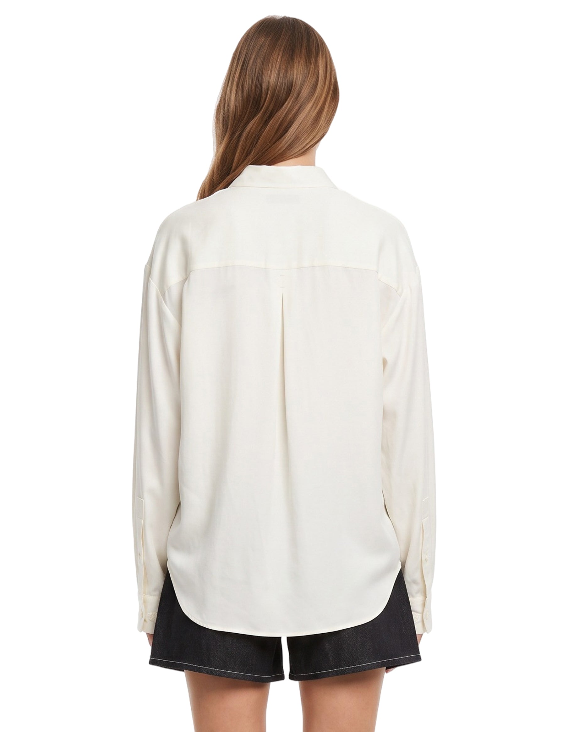 Camicia Underlay in bianco 