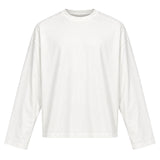 Maglia a manica lunga in bianco 