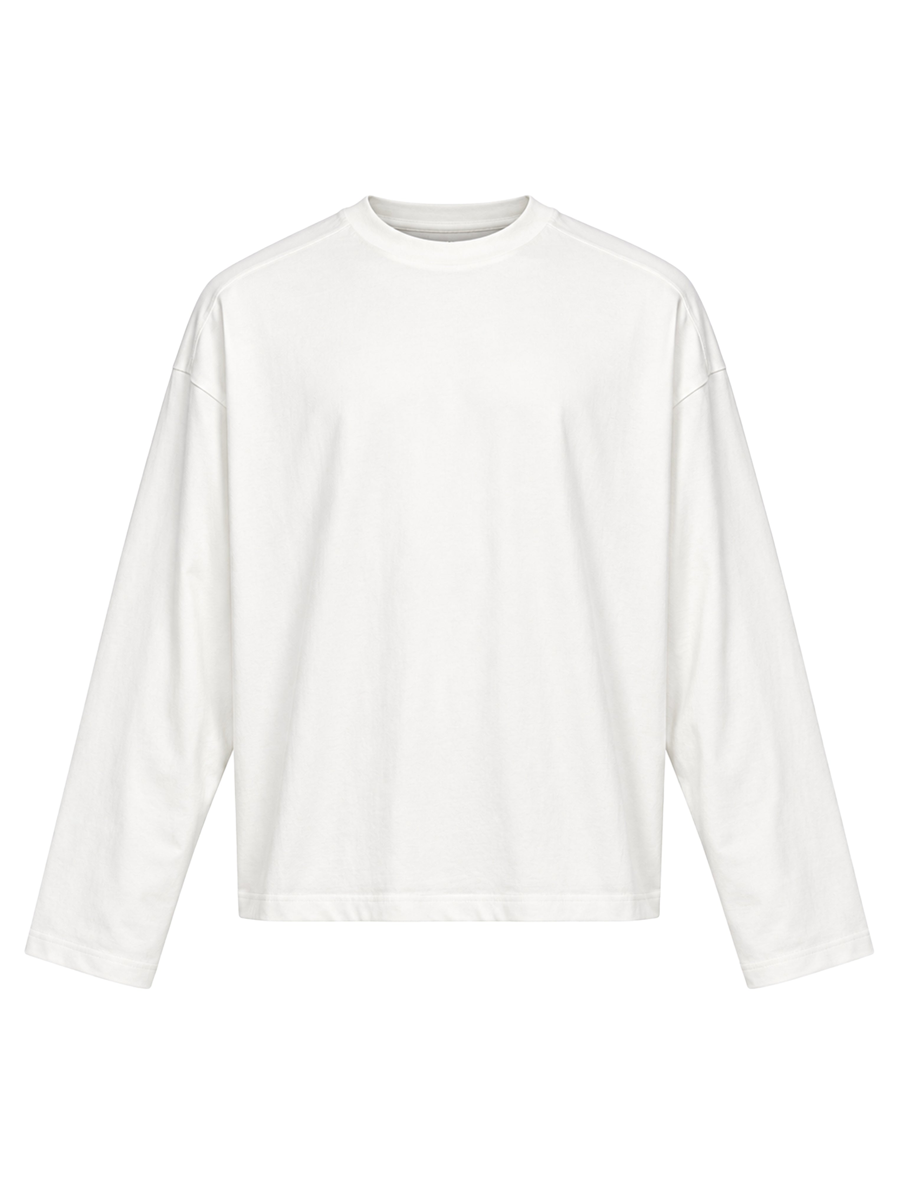 Maglia a manica lunga in bianco 