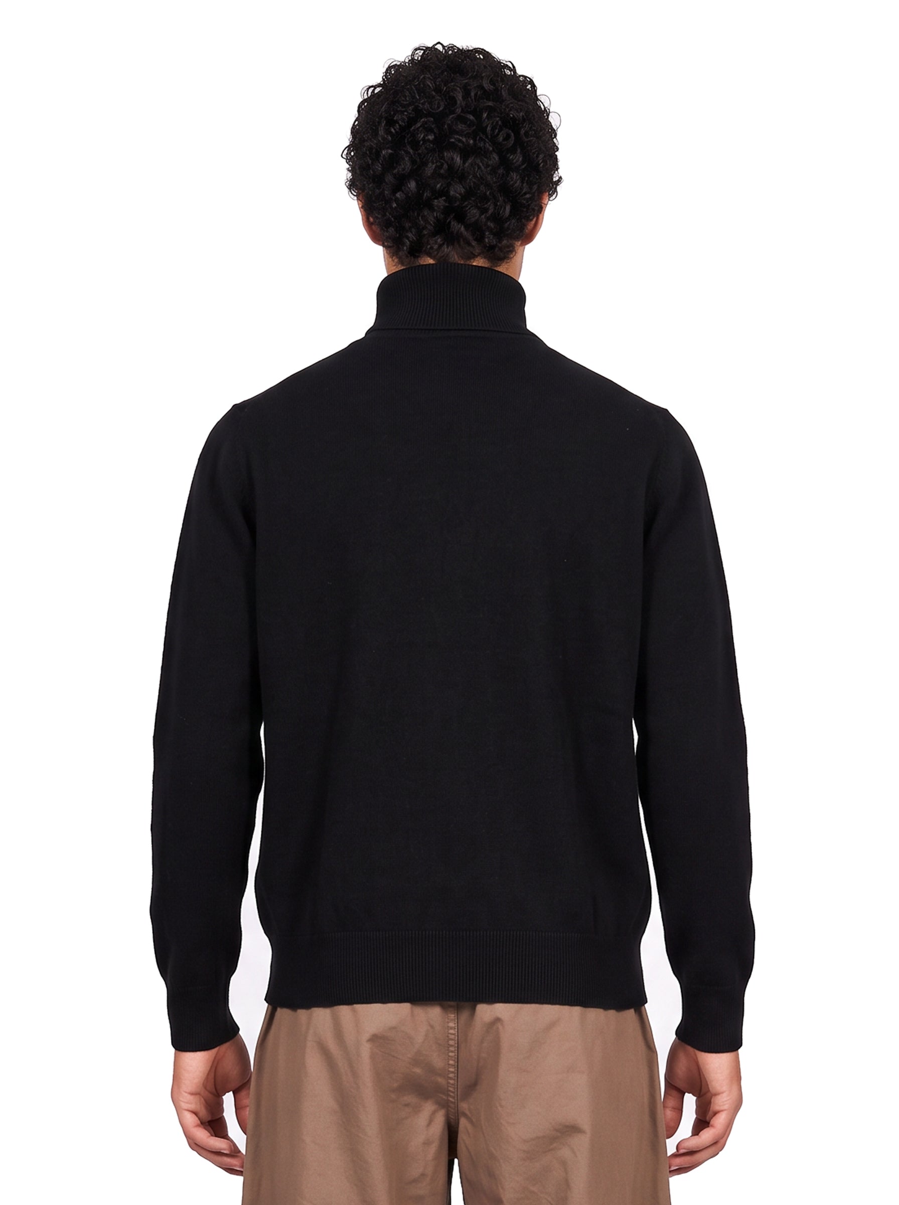 Maglione a collo alto in nero 