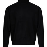 Maglione a collo alto in nero 