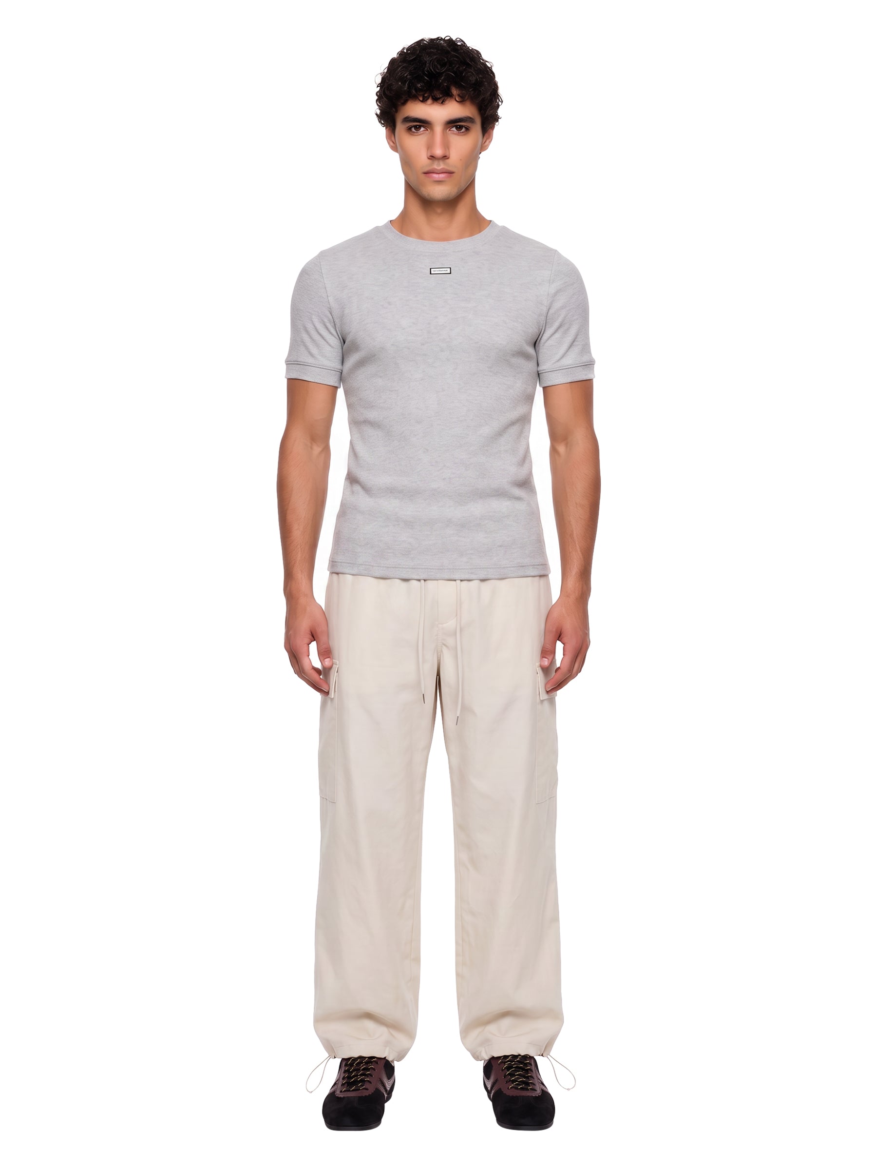T-shirt Lounge in grigio 