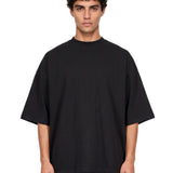 T-shirt boxy in nero 