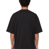 T-shirt boxy in nero 