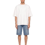 T-shirt boxy in bianco 
