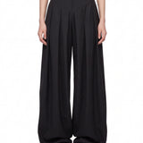 Pantaloni a gamba ampia in nero 
