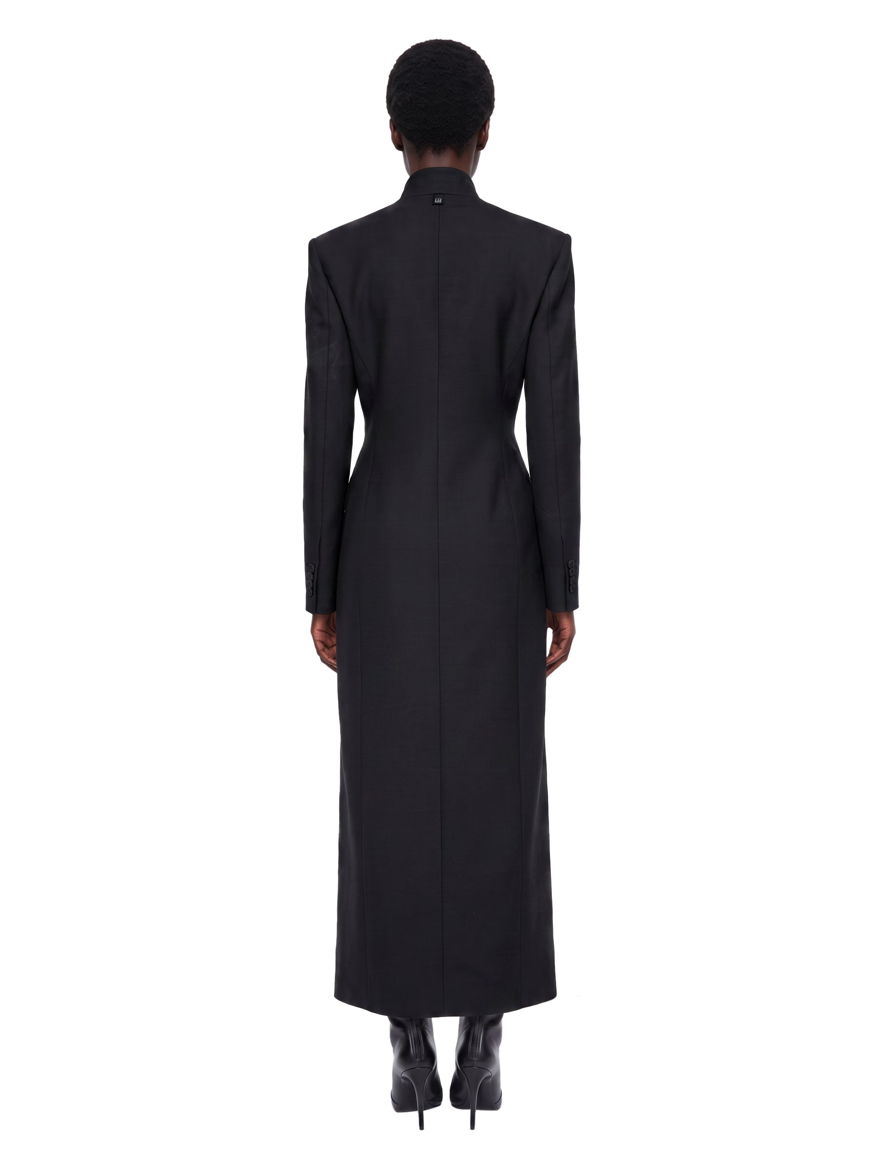 Cappotto strutturato in avorio 