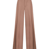 Pantaloni a gamba dritta in marrone 