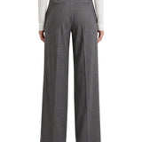 Pantaloni sartoriale a gamba ampia in grigio 