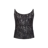 Corsetto in pizzo nero 