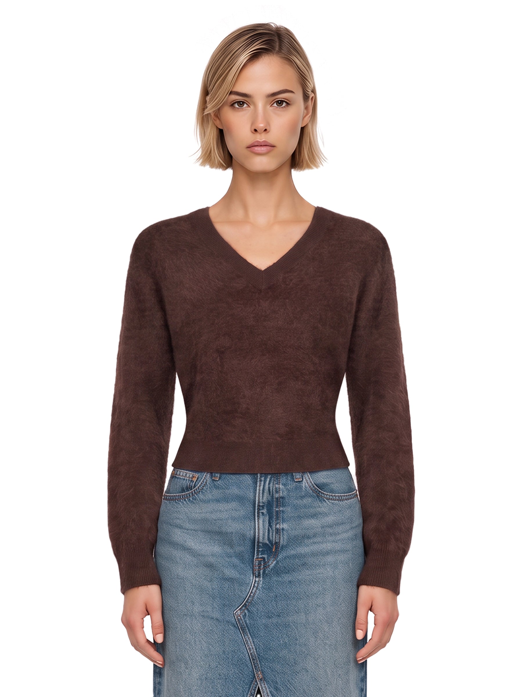 Maglia Bethan in marrone 