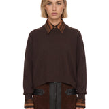 Maglia Gaston in marrone 