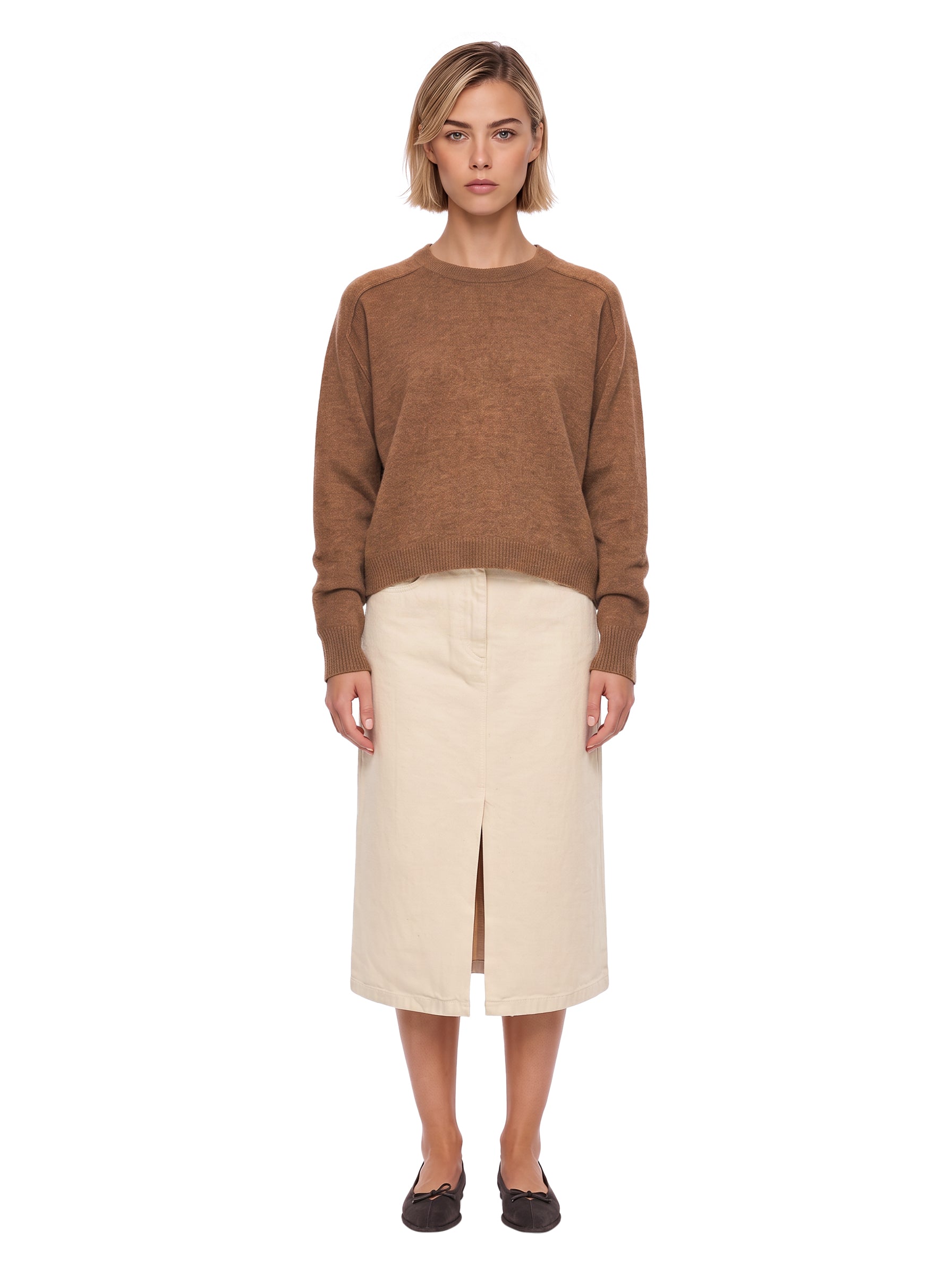 Maglia Gaston in marrone chiaro 
