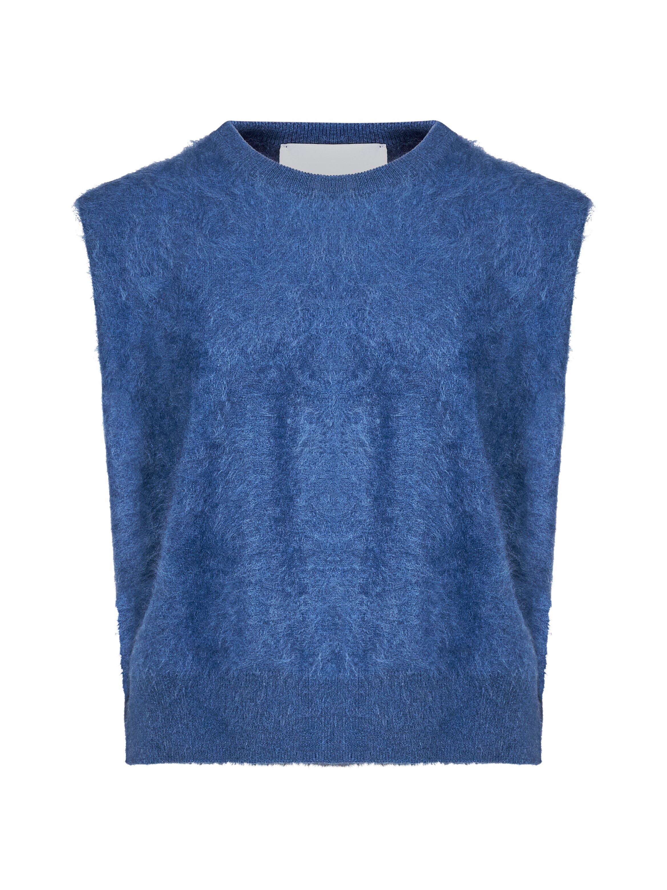 Maglia Belen smanicata in blu 