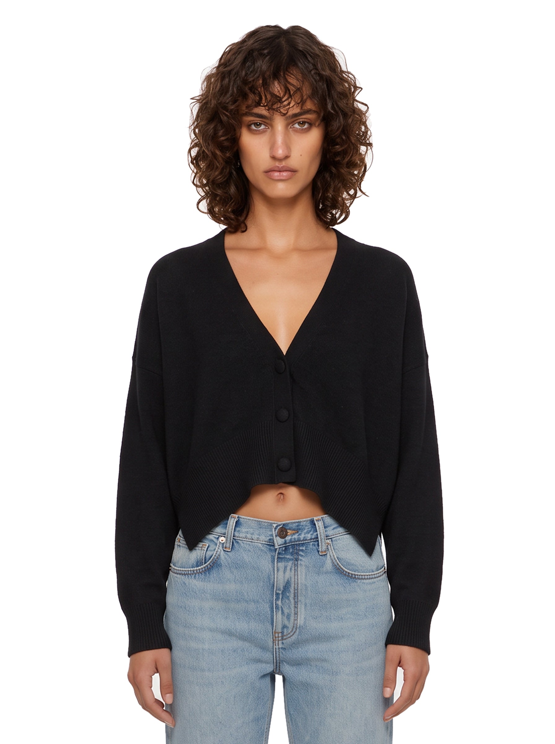 Cardigan Fiorella in nero 