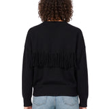 Cardigan Fiorella in nero 