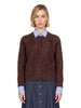 Cardigan Breeze in marrone