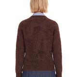 Cardigan Breeze in marrone 
