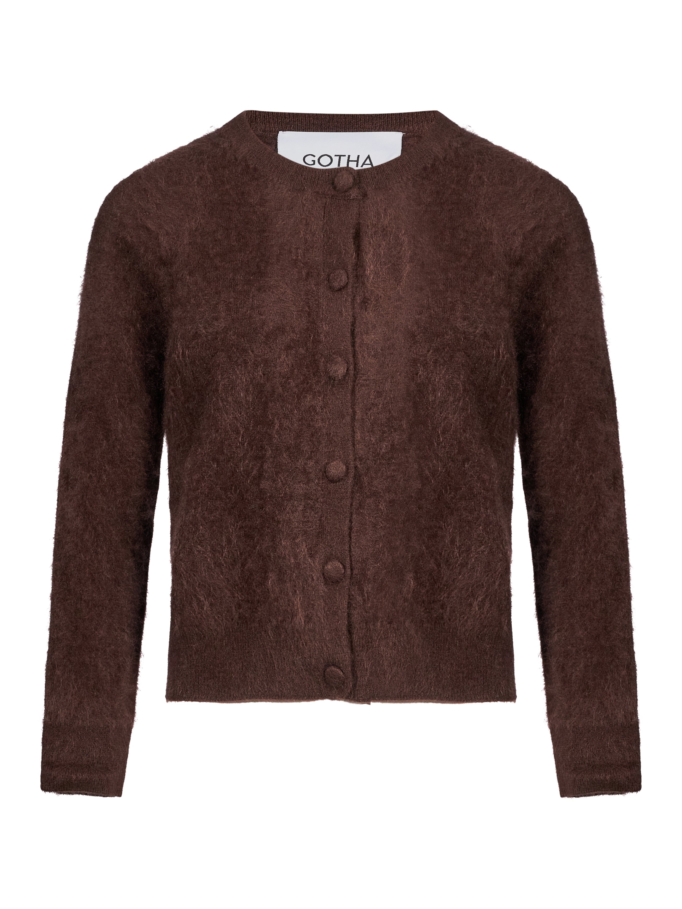 Cardigan Breeze in marrone 