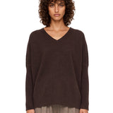 Maglia Faustine in marrone scuro 