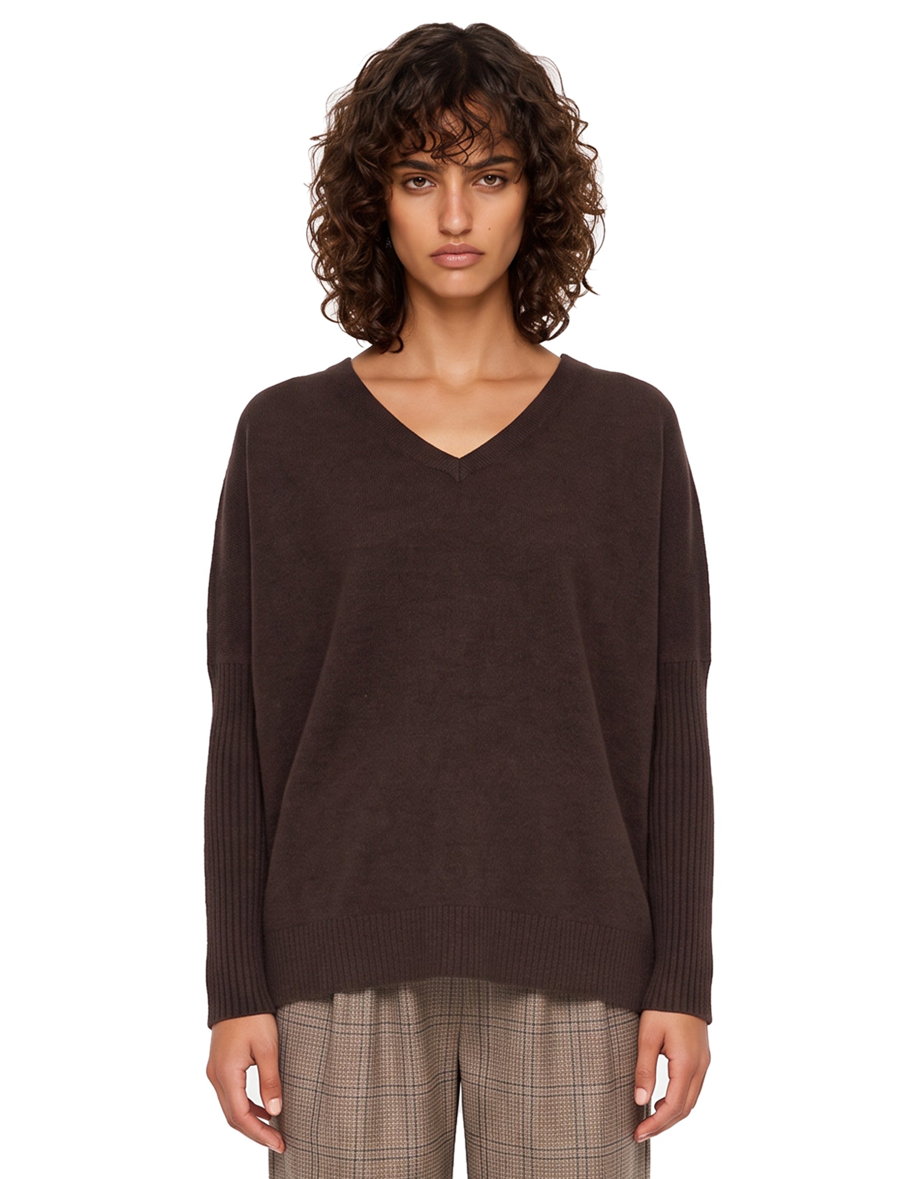 Maglia Faustine in marrone scuro 