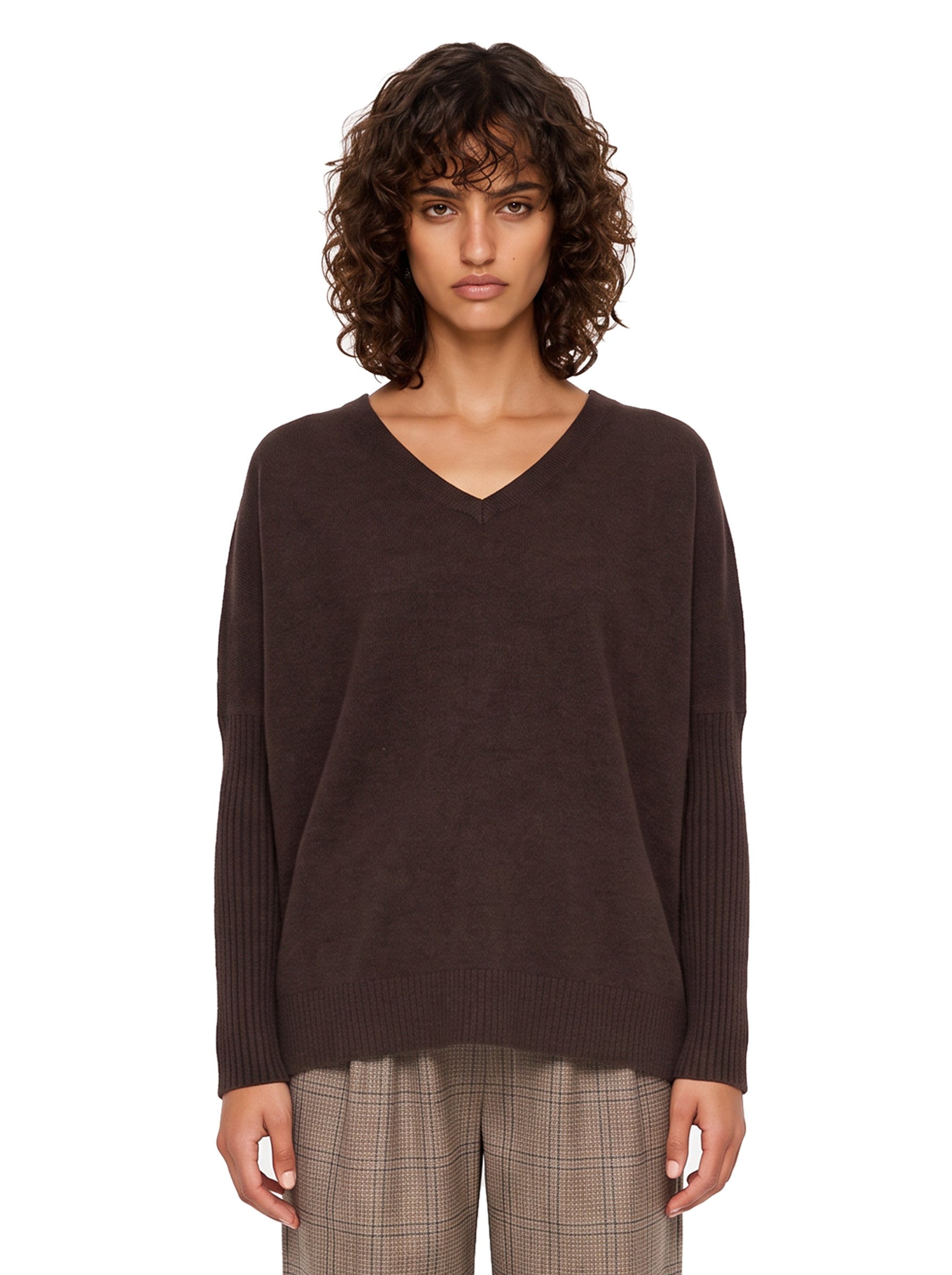 Maglia Faustine in marrone scuro 