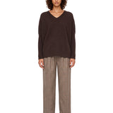 Maglia Faustine in marrone scuro 
