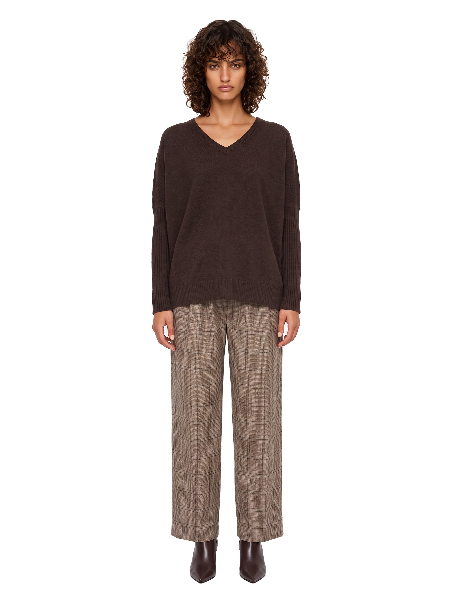 Maglia Faustine in marrone scuro 