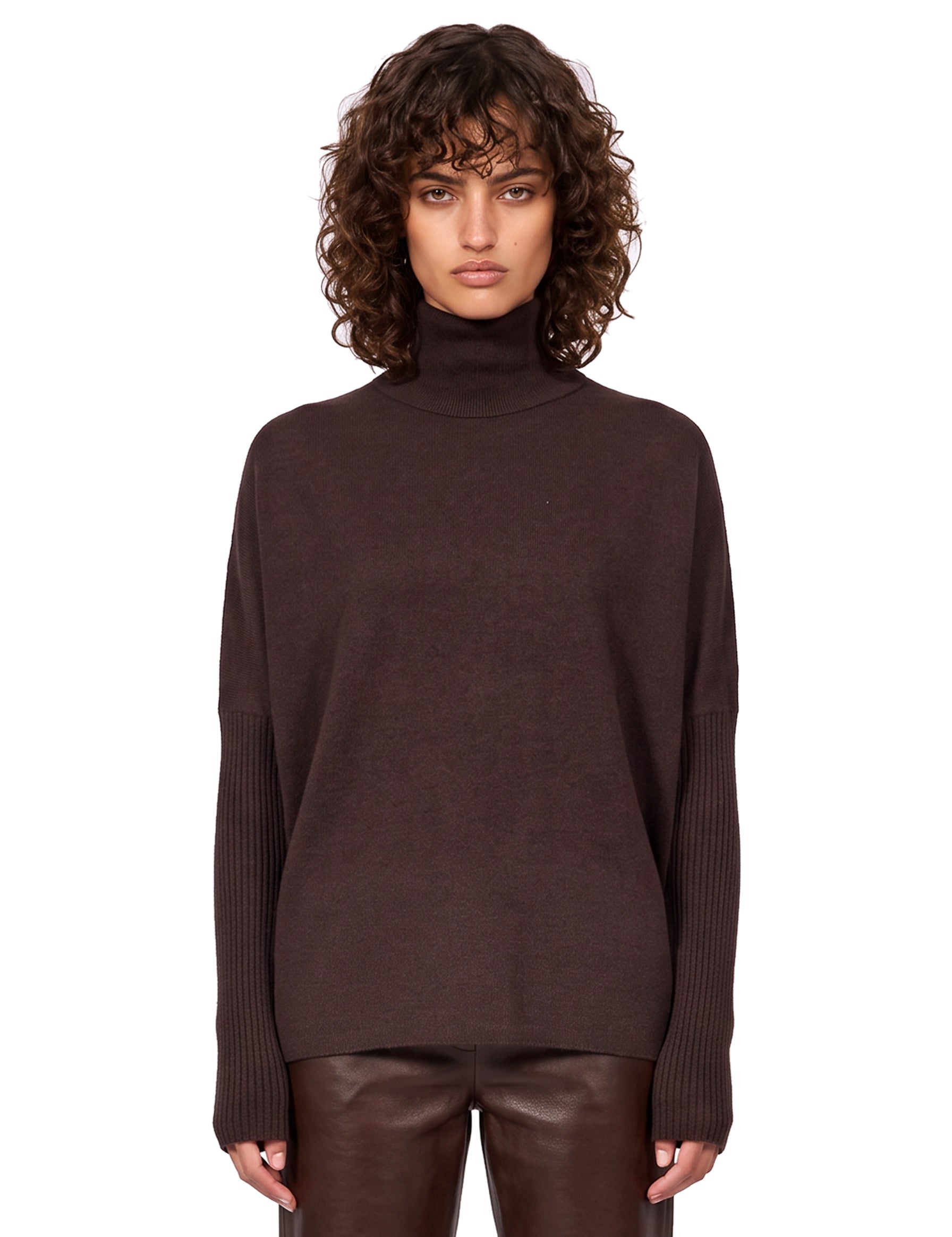 Maglia Margareth in marrone scuro 