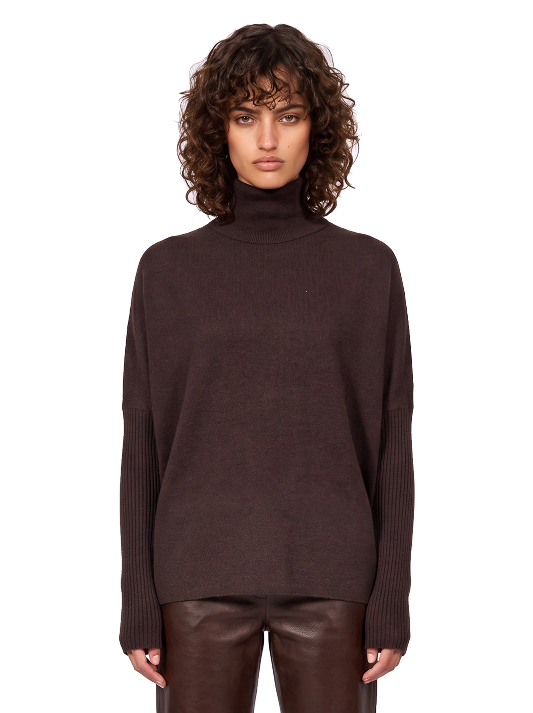 Maglia Margareth in marrone scuro 