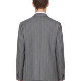 Blazer monopetto in grigio 