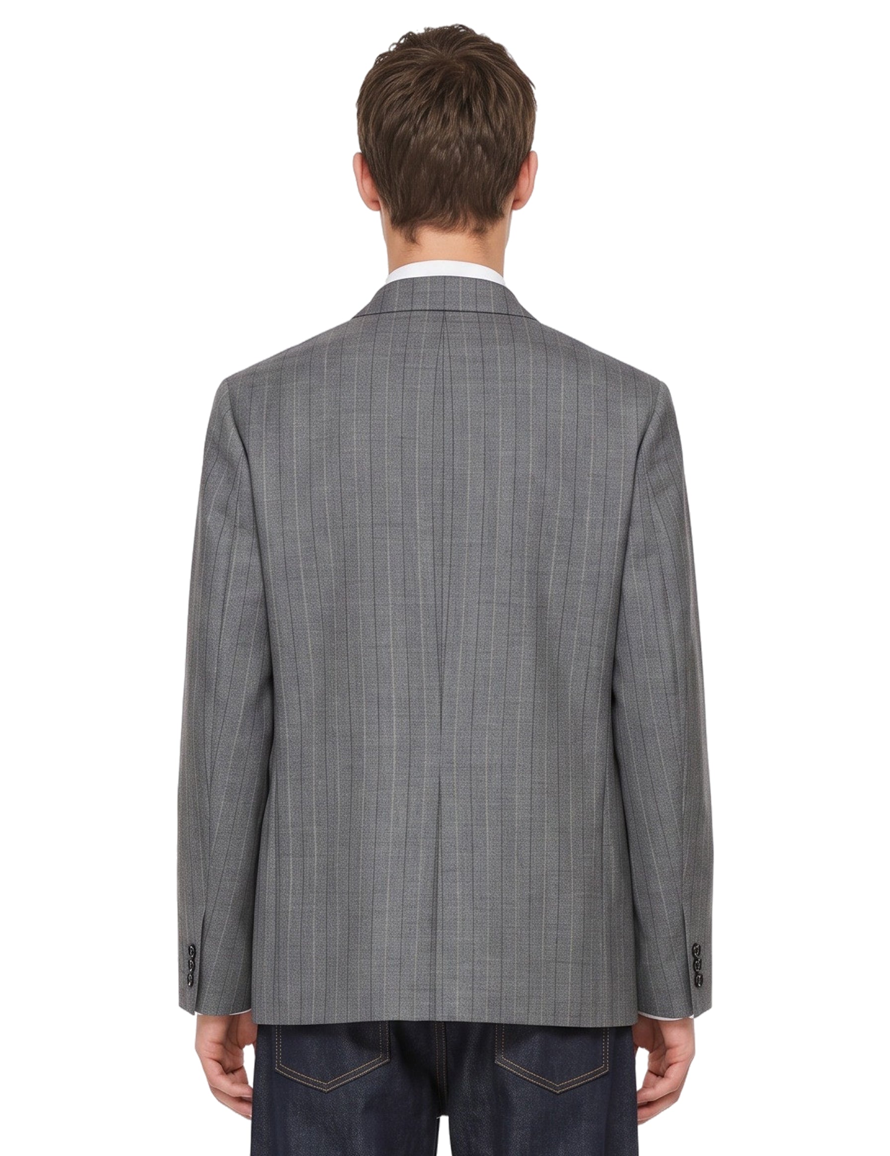 Blazer monopetto in grigio 