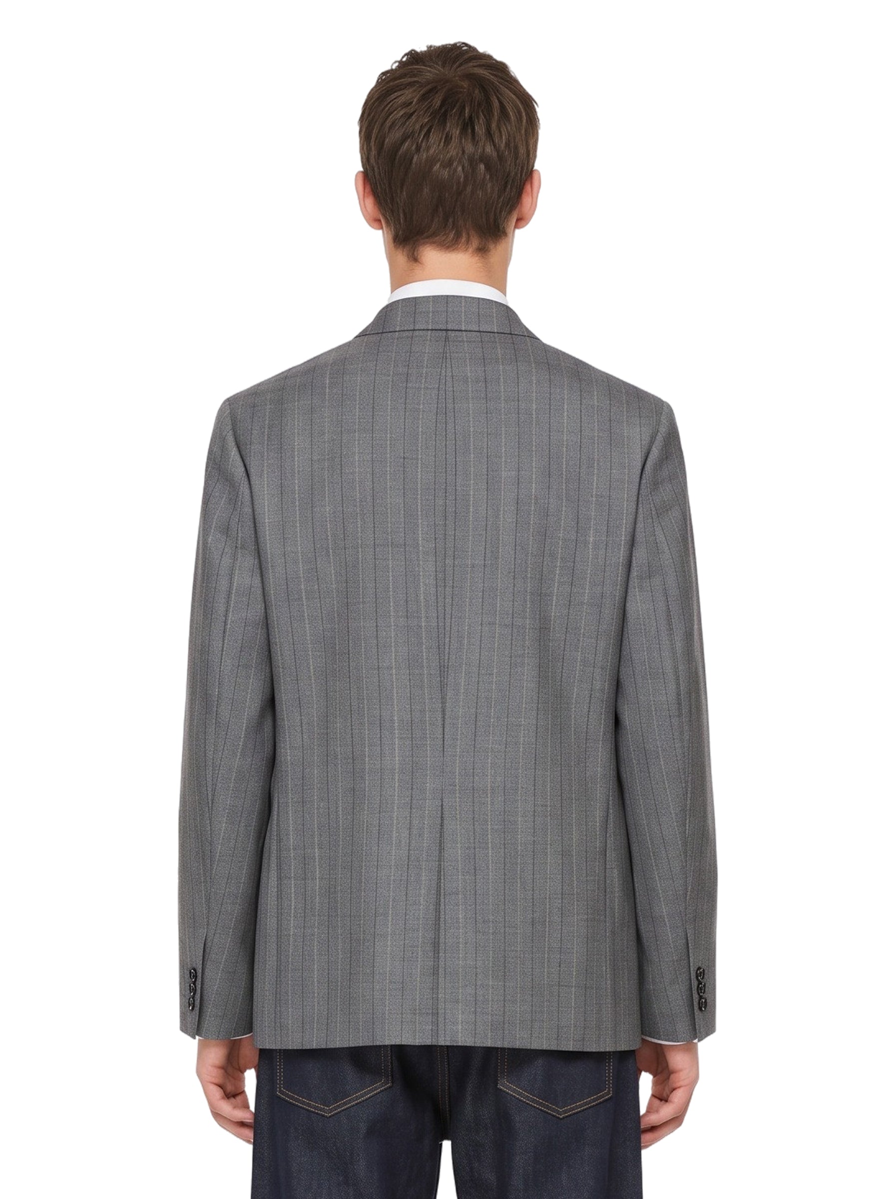 Blazer monopetto in grigio 