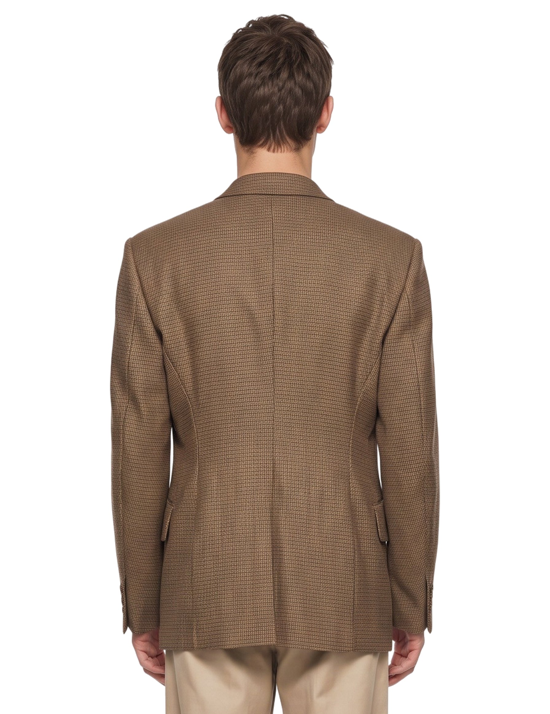Blazer monopetto in marrone 