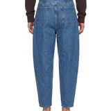 Jeans doppia pinces in blu 