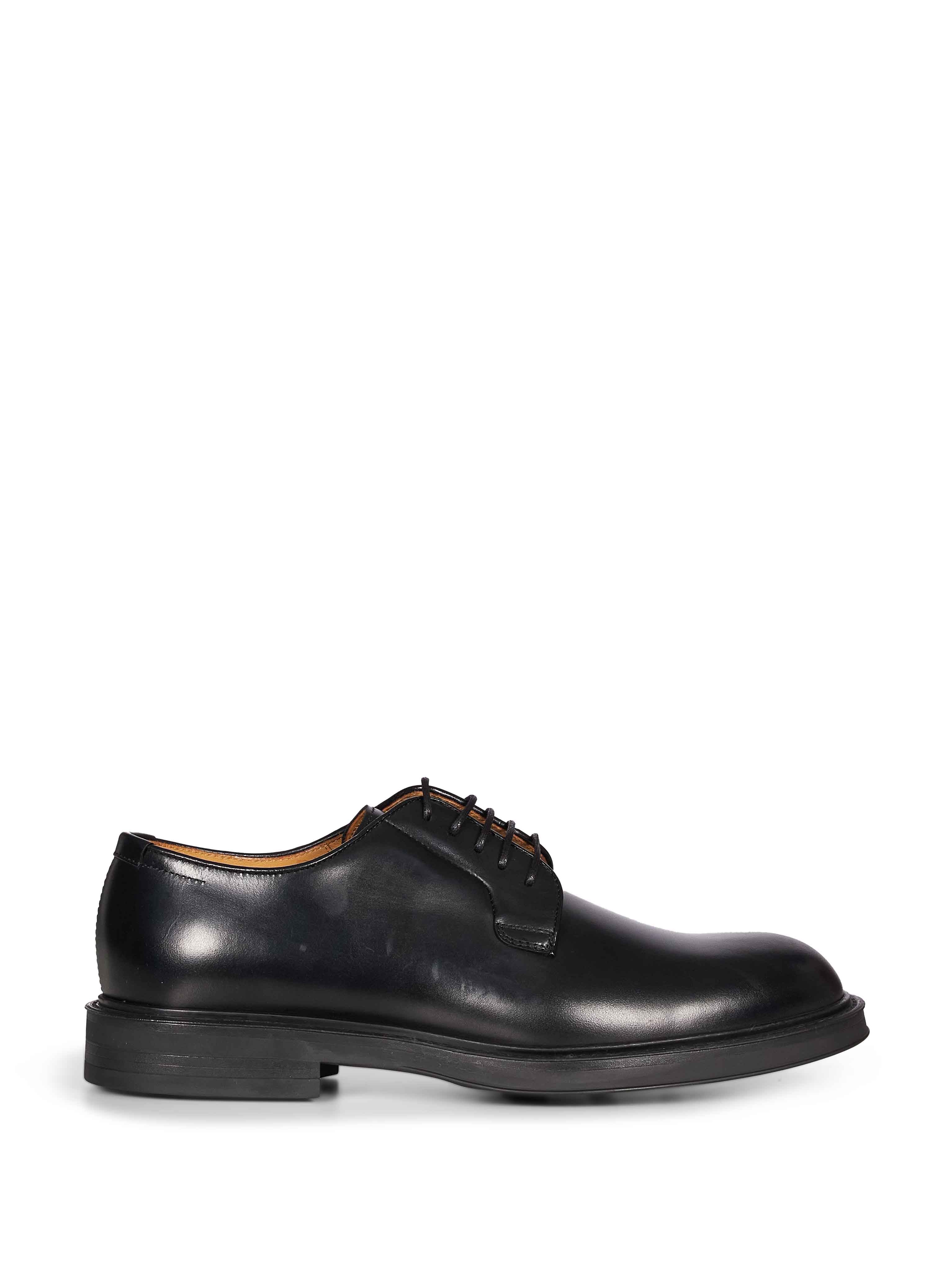 Derby stringate in nero 