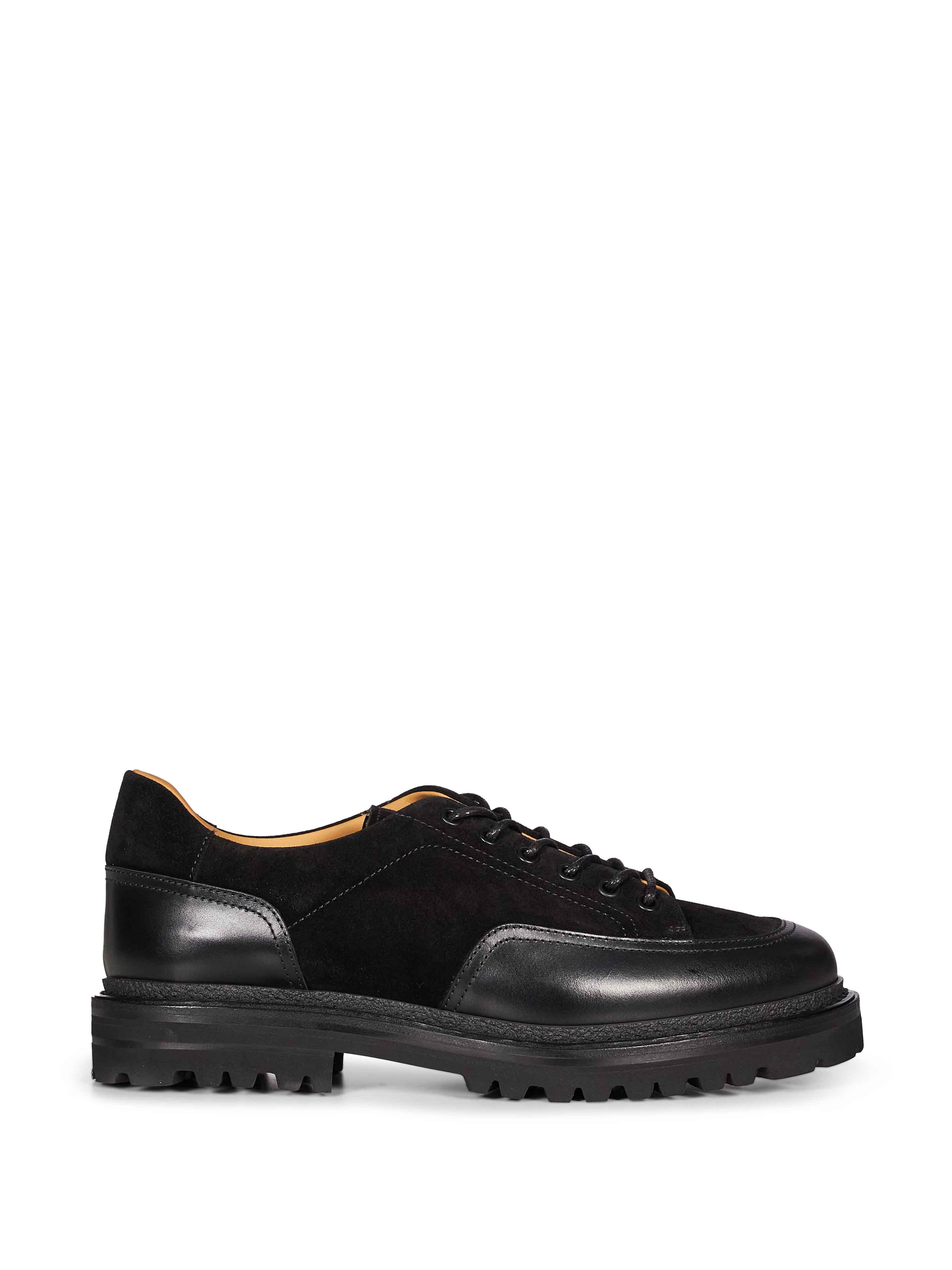 Derby stringate in nero 