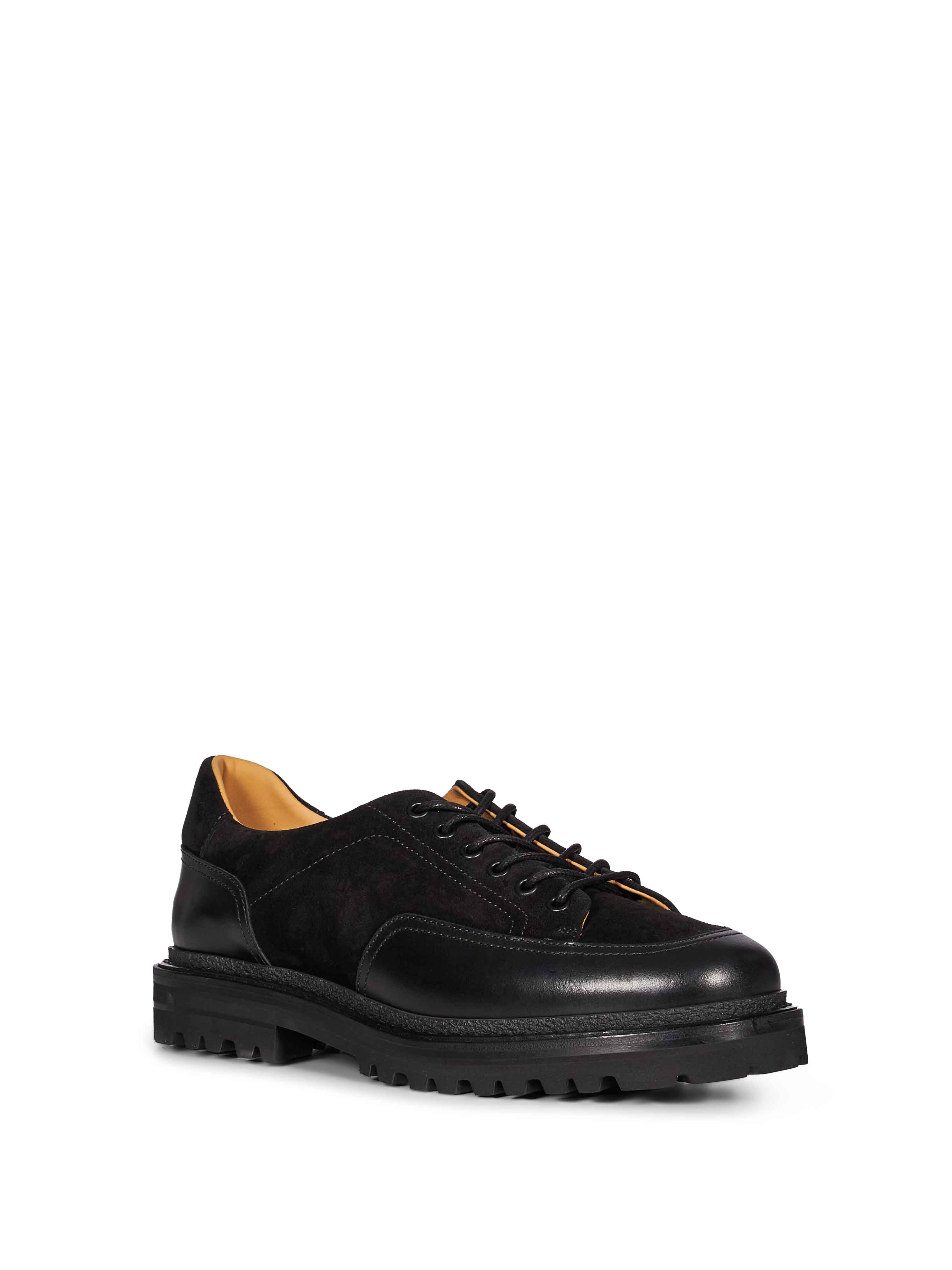 Derby stringate in nero 