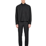 Overshirt Arpinova in nero 