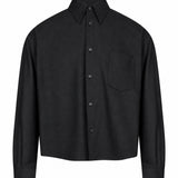 Overshirt Arpinova in nero 