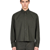 Overshirt Arpinova in verde 