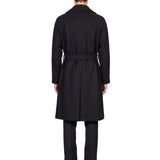 Cappotto doppiopetto Brindisi in blu 