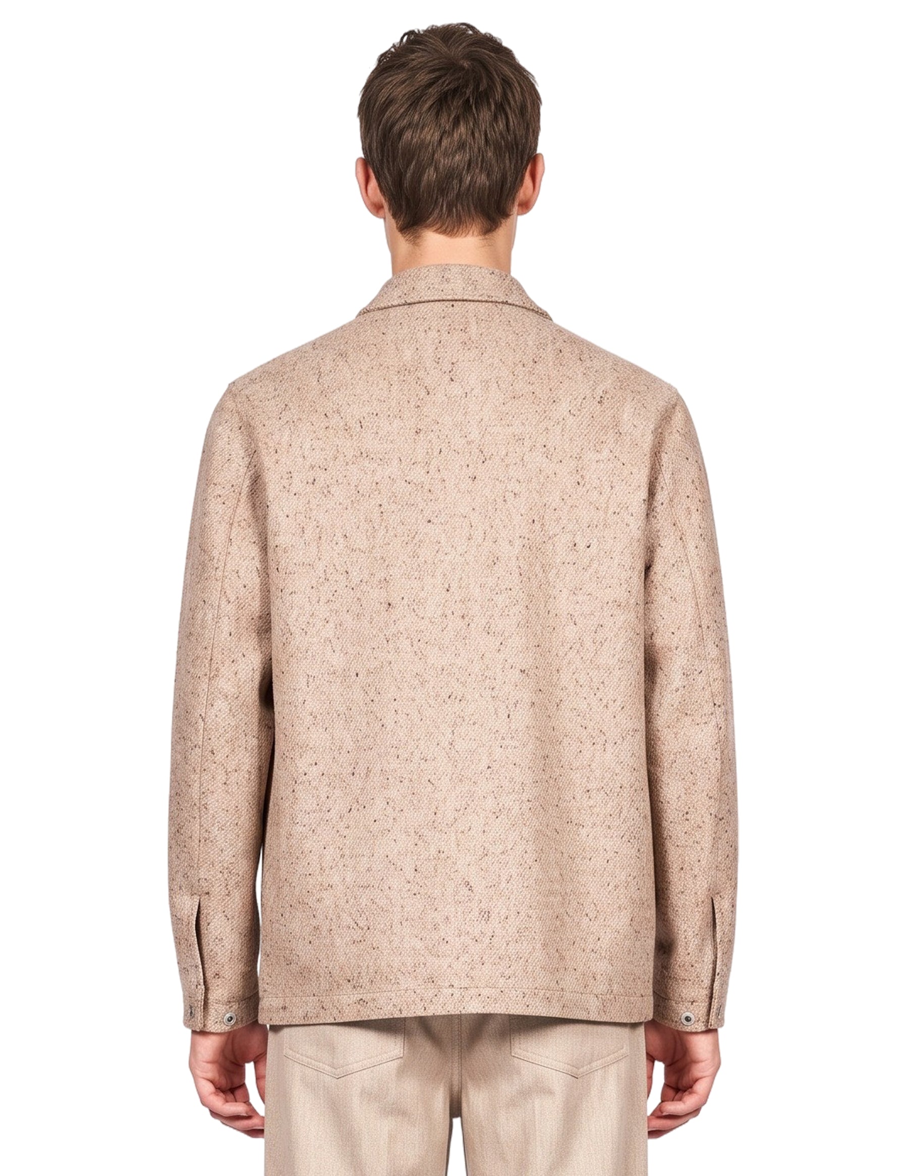 Giacca in tweed Castelluccio in beige 