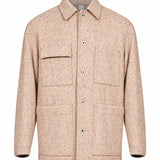 Giacca in tweed Castelluccio in beige 