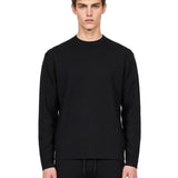 Maglia girocollo Fiumara in nero 
