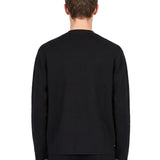 Maglia girocollo Fiumara in nero 