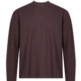Maglia girocollo Fiumara in marrone 